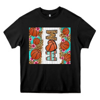 Black basketball mom Heavy Core Tee - LillyAllenDesigns