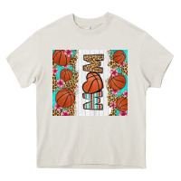 Cream basketball mom Heavy Core Tee - LillyAllenDesigns