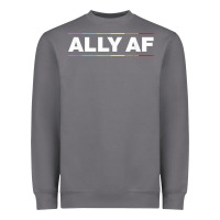 Ally Af Pride Rainbow Shirt  Proud Lgbtq Ally Tshirt Heavyweight Sweatshirt | Teevron