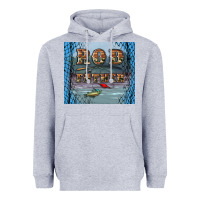 Heather Grey rod father Heavyweight Hoodie - Artiststas
