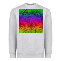 Heather Grey colorful tiger seamless pattern Heavyweight Sweatshirt - BundleAndBundleShop