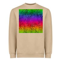 Mushroom colorful tiger seamless pattern Heavyweight Sweatshirt - BundleAndBundleShop