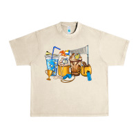 Sandshell Volleyball coffee cups Urban Heavy Tee - HowdyJamesFarm