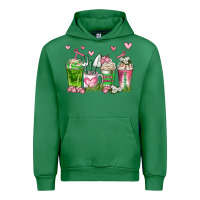 Emerald botanic coffee cups Urban Hoodie - AdoDesignShop