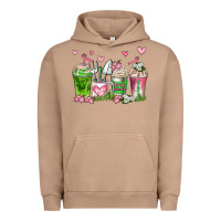 Pigment Burro botanic coffee cups Urban Hoodie - AdoDesignShop