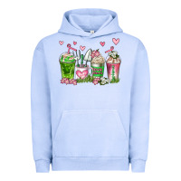 Pigment Grape Ice botanic coffee cups Urban Hoodie - AdoDesignShop
