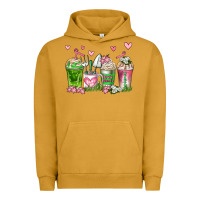 Pigment Peanut Butter botanic coffee cups Urban Hoodie - AdoDesignShop