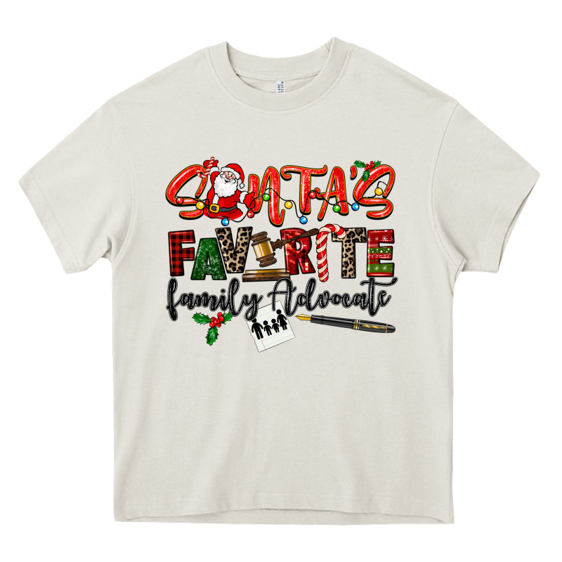 Santa's Favorite Family Advocate Heavy Core Tee by LillyAllenDesigns | Teevron