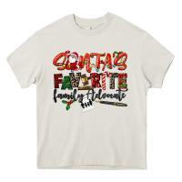 Cream santa's favorite family advocate Heavy Core Tee - LillyAllenDesigns