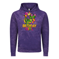 Cloud Purple 1st birthday girl t rex pink Vintage Hoodie - CowGirlArtShop