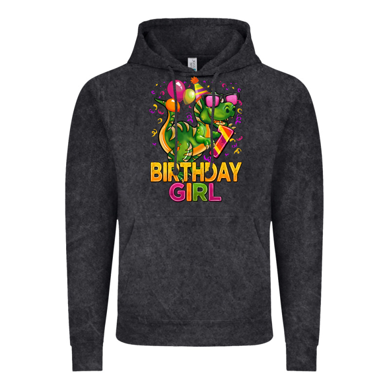 1st Birthday Girl T Rex Pink Vintage Hoodie by CowGirlArtShop | Teevron