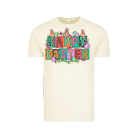 Vintage Arctic Happy Easter with plate letters Easter Day Vintage Tee - HowdyJamesFarm