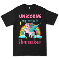 Black unicorns are born in november Premium Tee - Jasminsmagicworld