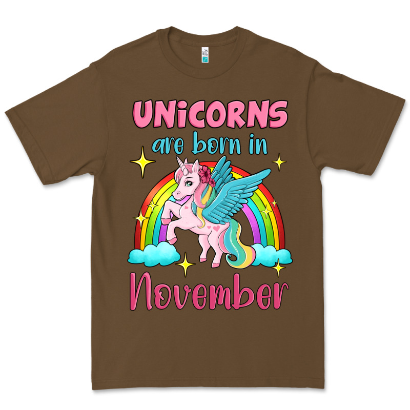 Unicorns Are Born In November Premium Tee by Jasminsmagicworld | Teevron