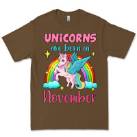 Cacao unicorns are born in november Premium Tee - Jasminsmagicworld