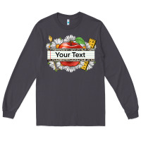 Smoke floral teacher custom name Long Sleeve Tee - CowGirlArtShop