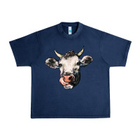 Navy Cow Urban Heavy Tee - HowdyJamesFarm