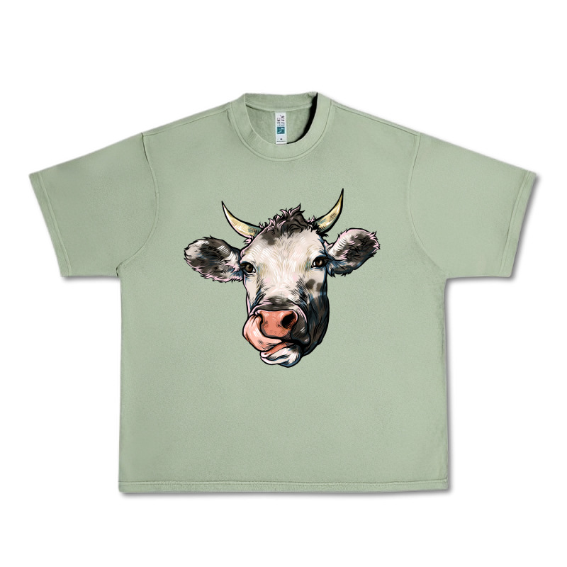 Cow Urban Heavy Tee by HowdyJamesFarm | Teevron