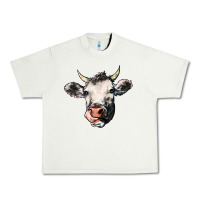 Pistachio Cow Urban Heavy Tee - HowdyJamesFarm