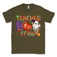 Army Green Teacher Boo Crew Classic Tee - texasbilliewilder