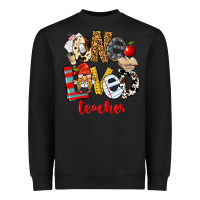 Black One Loved Teacher Heavyweight Sweatshirt - FaDigitalArtStudio