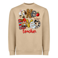Mushroom One Loved Teacher Heavyweight Sweatshirt - FaDigitalArtStudio