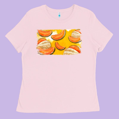 Colorado Cantaloupe Background Ladies Tee Designed By Bettercallsaul