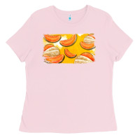 Bubblegum Pink Colorado Cantaloupe Background Ladies Tee - Bettercallsaul