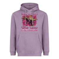 Lavender just a girl who loves baby spinosaurus Heavyweight Hoodie - Artiststas