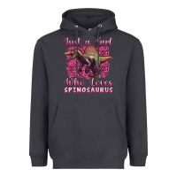 Smoke just a girl who loves baby spinosaurus Heavyweight Hoodie - Artiststas