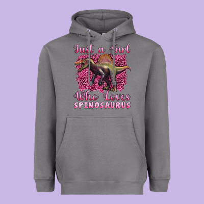 Just A Girl Who Loves Baby Spinosaurus Heavyweight Hoodie Designed By Artiststas