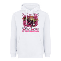 White just a girl who loves baby spinosaurus Heavyweight Hoodie - Artiststas
