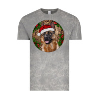 Cloud Rock German Shepherd Christmas Vintage Tee - RanaPortraitStore