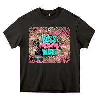Asphalt boss mom wife Heavy Core Tee - LillyAllenDesigns