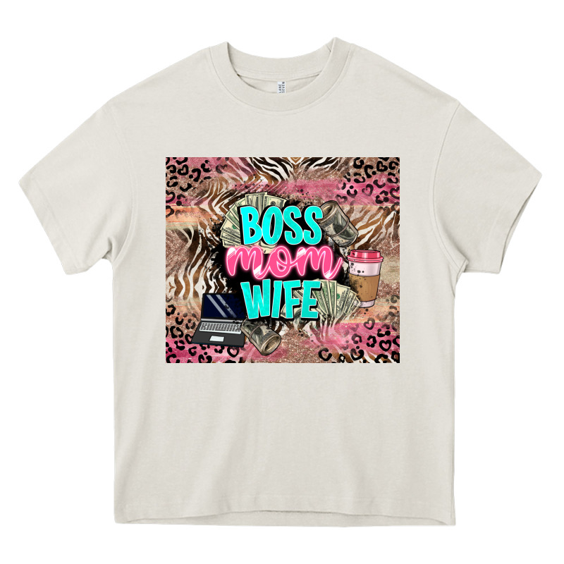 Boss Mom Wife Heavy Core Tee by LillyAllenDesigns | Teevron