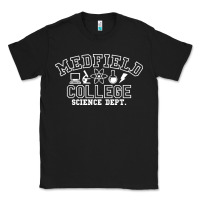 Black Medfield College Science Dept. Classic Tee - minhPixels