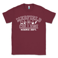 Burgundy Medfield College Science Dept. Classic Tee - minhPixels