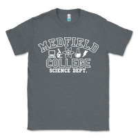Charcoal Heather Medfield College Science Dept. Classic Tee - minhPixels