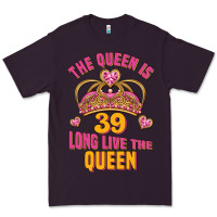 Plum the queen is 39 long live the queen Premium Tee - Jasminsmagicworld