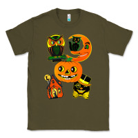 Army Green Vintage Halloween Classic Tee - minhPixels