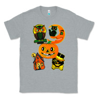 Heather Grey Vintage Halloween Classic Tee - minhPixels