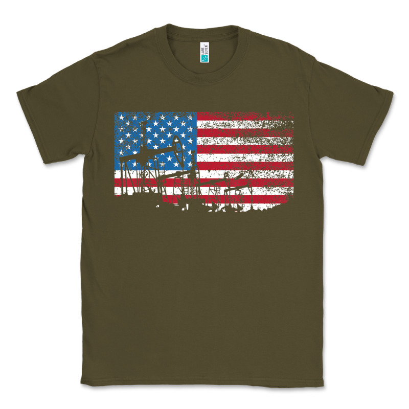 Oil Rig Worker Roughnecks Oilfield Man Gift American Classic Tee by minhPixels | Teevron