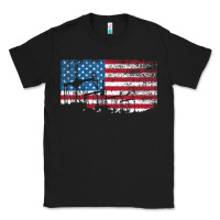 Black Oil Rig Worker Roughnecks Oilfield Man Gift American Classic Tee - minhPixels