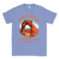 Colony Blue Cool Arches National Park Utah Classic Tee - minhPixels