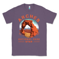 Lavender Cool Arches National Park Utah Classic Tee - minhPixels