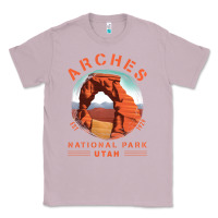 Lilac Cool Arches National Park Utah Classic Tee - minhPixels