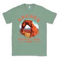 Sage Cool Arches National Park Utah Classic Tee - minhPixels