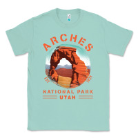 Seafoam Cool Arches National Park Utah Classic Tee - minhPixels