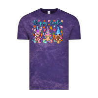 Cloud Purple Happy Easter gnomies Easter Day Vintage Tee - HowdyJamesFarm