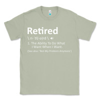 Matcha Retired Definition Not My Problem Anymore Funny Retirement Classic Tee - minhPixels